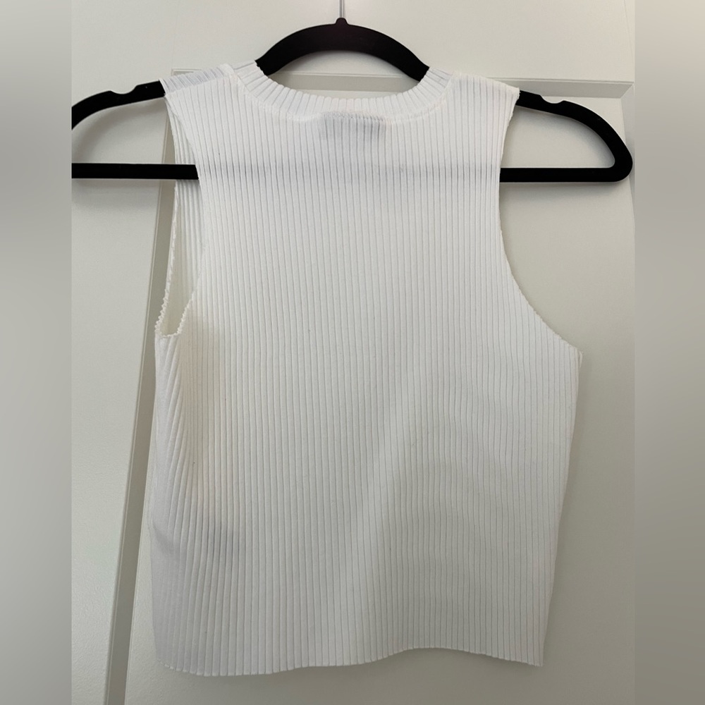 Topshop Ribbed Tank - Picture 2 of 3